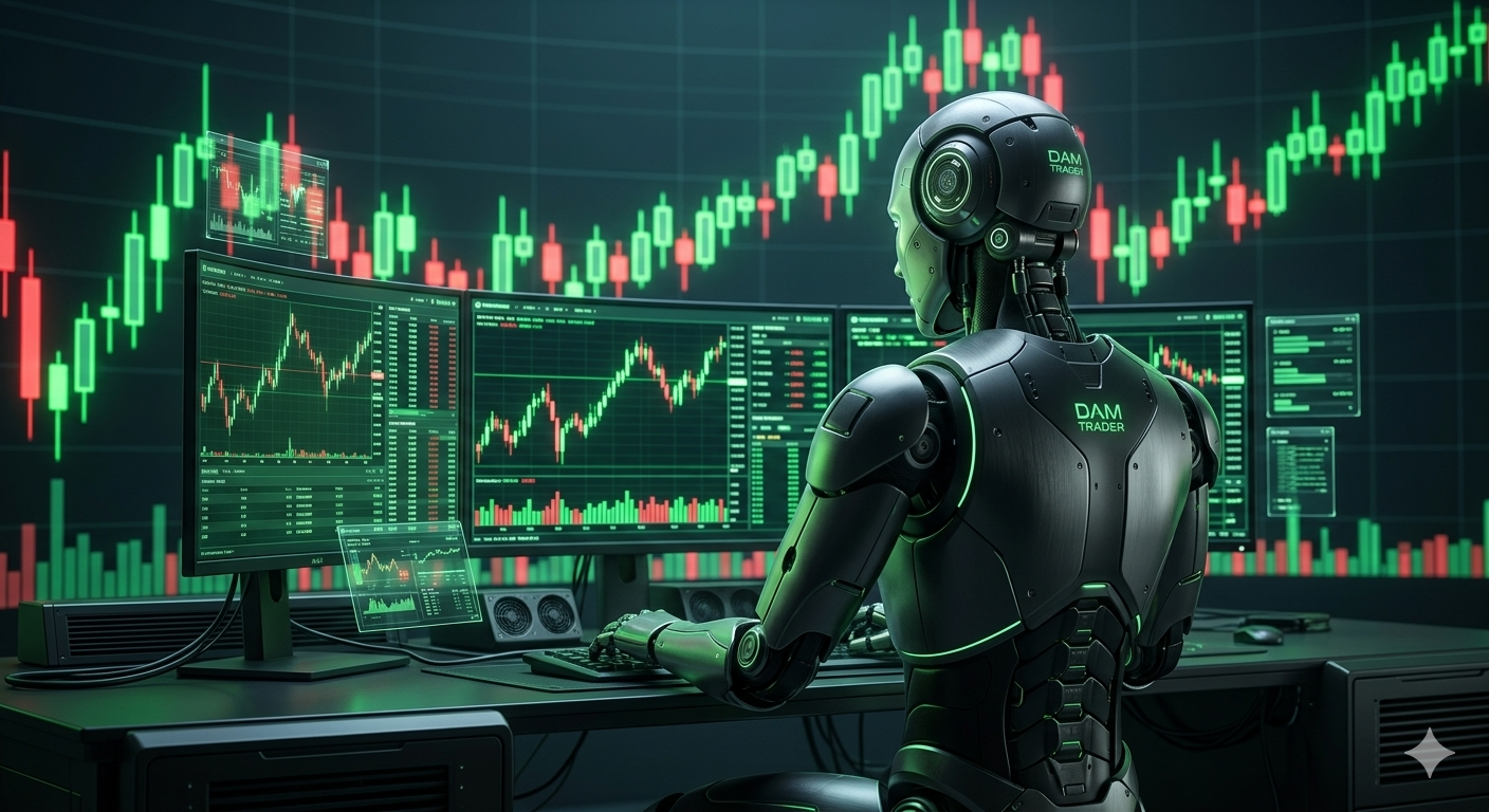 Robot Trader Background